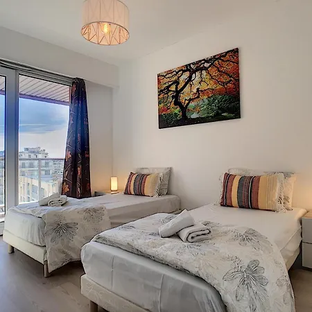 Daire Nestor&jeeves - Sunset Terrace - - Free Parking - Floor Nice