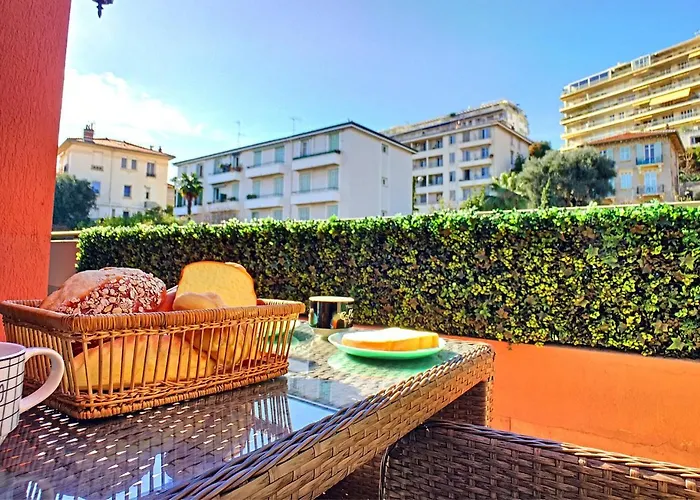 Nestor&jeeves - Sunset Terrace - - Free Parking - Floor شقة نيس