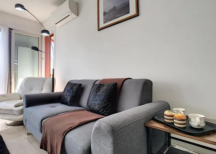Nestor&jeeves - Sunset Terrace - - Free Parking - Floor شقة نيس