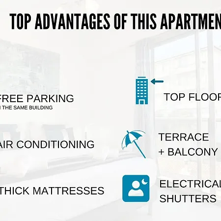 Nestor&jeeves - Sunset Terrace - - Free Parking - Floor Apartment
